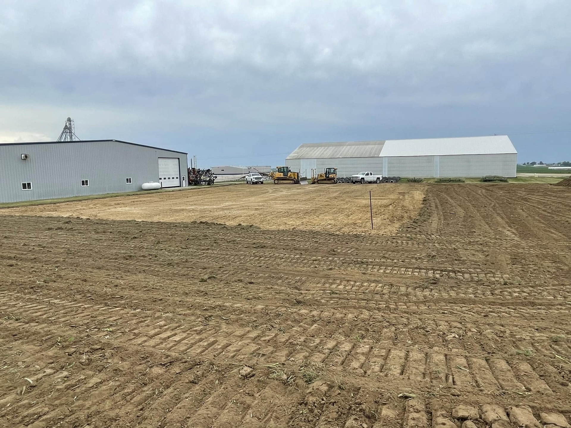 Site preparation and earthwork in Marshall County, Iowa Site preparation and earthwork in Marshall County, Iowa